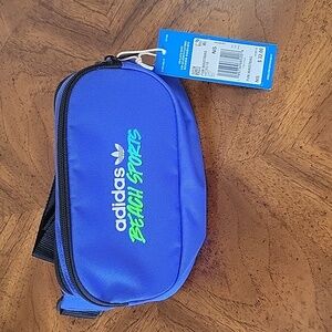 Adidas Adult Beach Sports Fun Waist Bag,Bold Blue, NWT